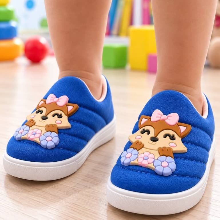 Tênis Calce Facil Raposa Menina Infantil Promoção Confortável Menina Criança Compre Já