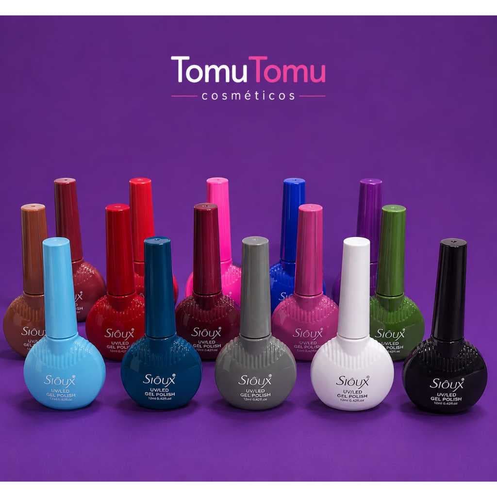 Esmalte em Gel Sioux 12ml UV LED Linha Luxo Escolha as Cores