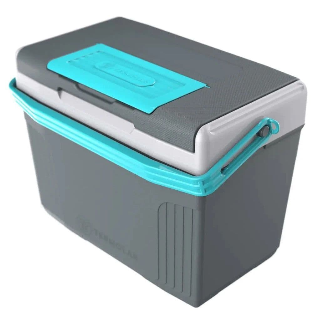 Caixa Cooler Térmico Pequeno 8 Litros Cinza Plus Capacidade Até 12 Latas Termolar Porta Copos
