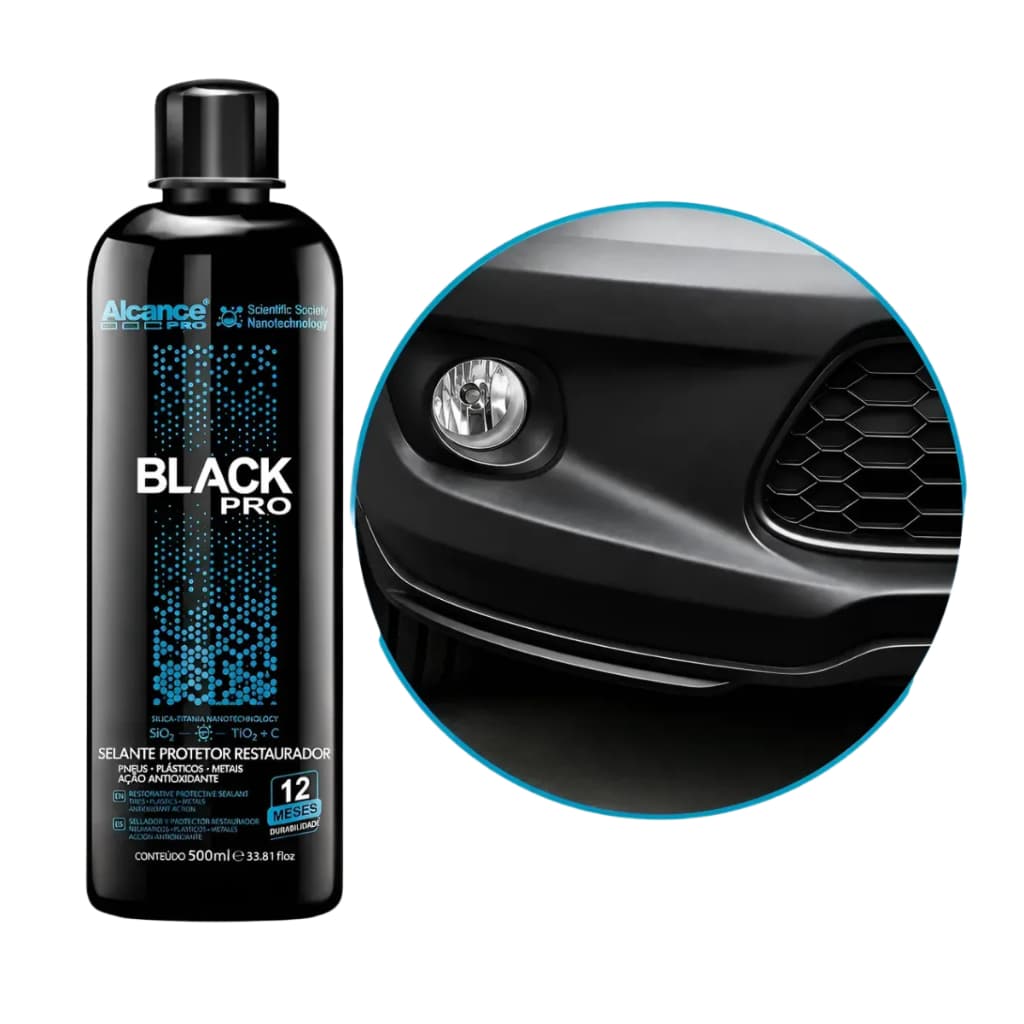 Black Pro 500ml Selante Protectant Restaurador - Alcance Pro
