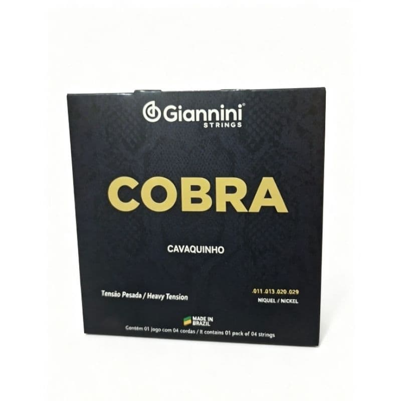 Encordoamento Cavaco Giannini GESCP Série Cobra Aço Pesada Original