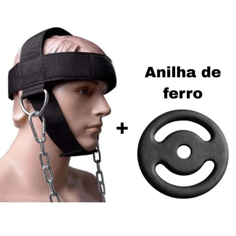 Cinto De Fortalecimento do Pescoço + Anilha de ferro