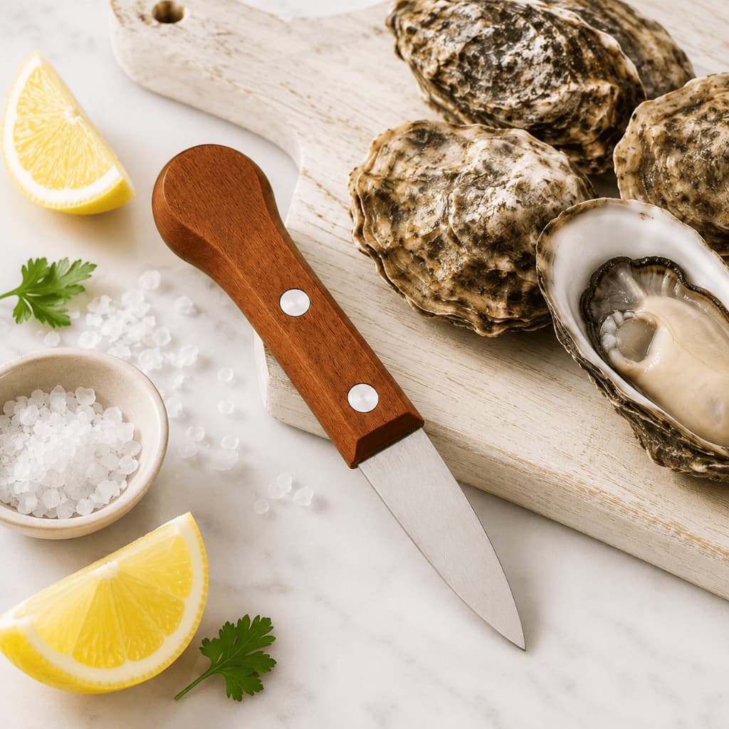 Faca Abridor De Ostras Chef Frutos Do Mar Utensilio para Cozinha Casa