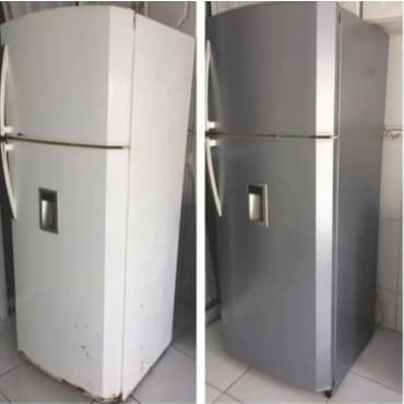 Adesivo Vinil Envelopamento Móveis Lavável  Prata 1x50