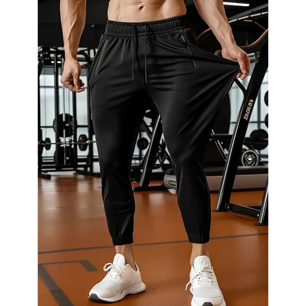 Calça Tactel Jogger C/ Elastano Masculino Academia Treino Esportiva