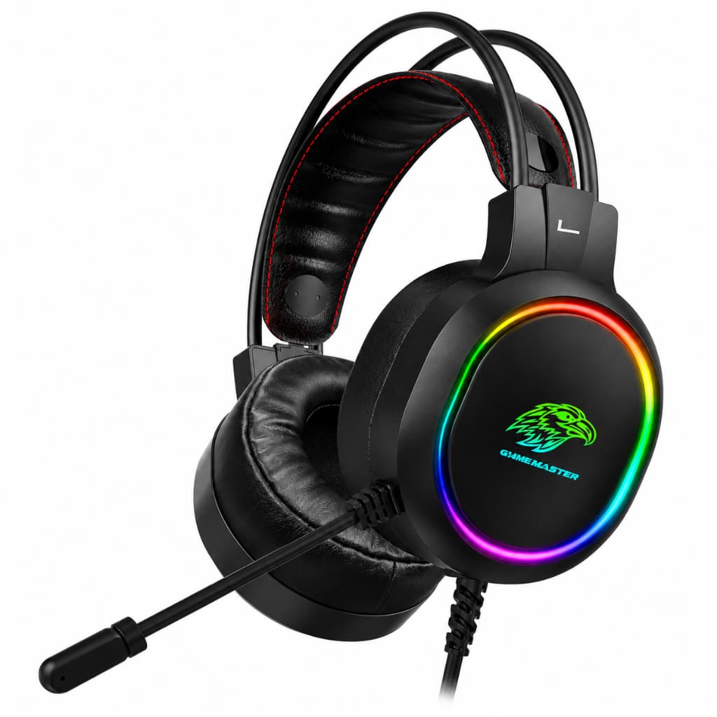 Headset Gamer K-Mex AR43 7.1 LED RGB USB Som Surround Com Microfone