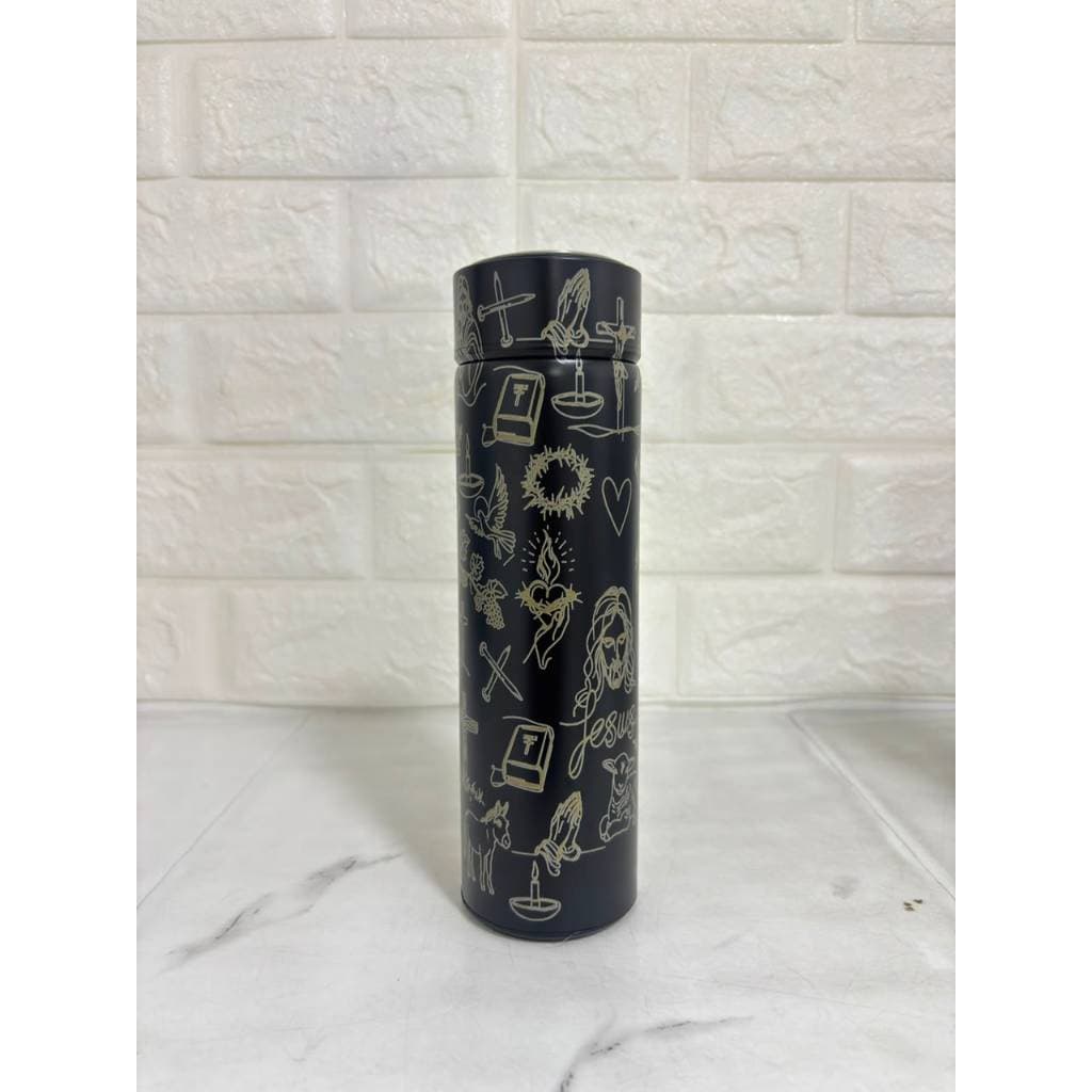Garrafa Térmica 450ml Jesus Presente Religioso Fé