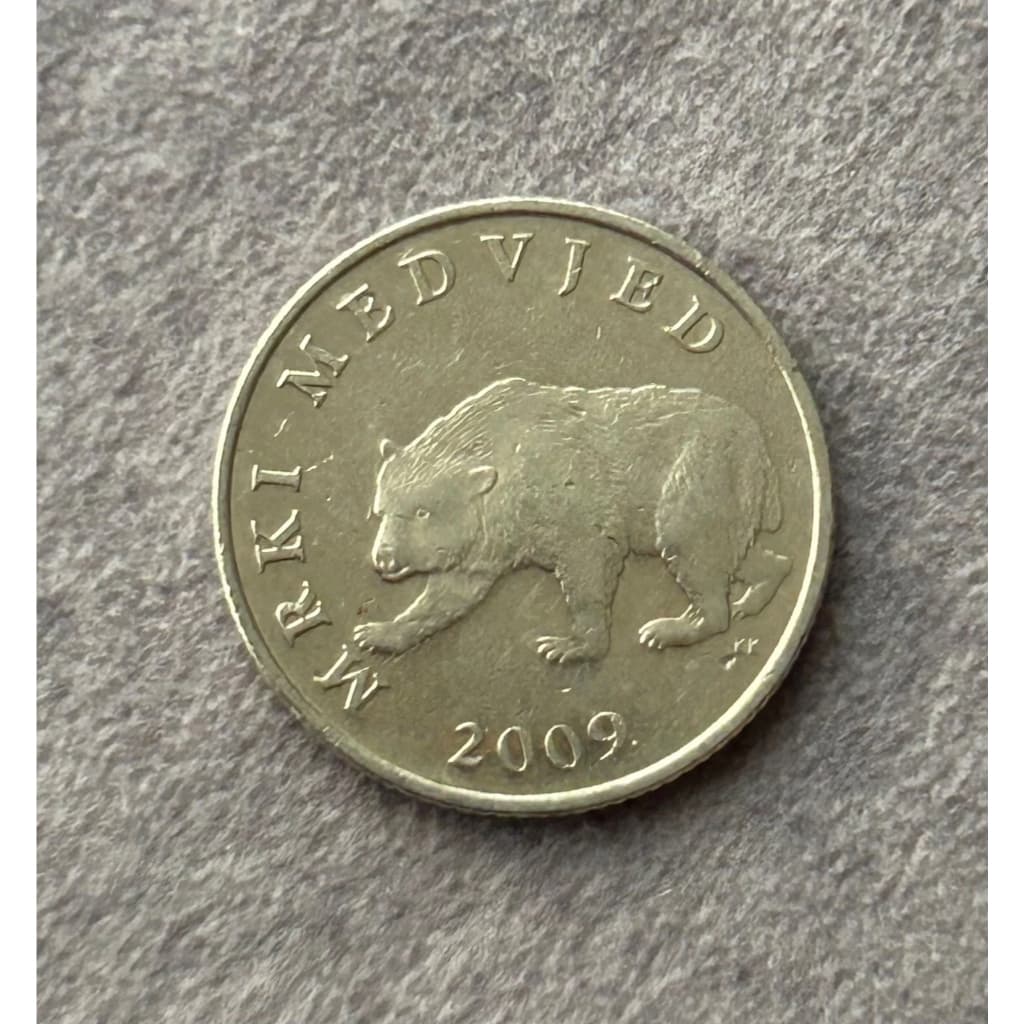 moeda Croacia 5 Kuna animais 2009 original nova rara top