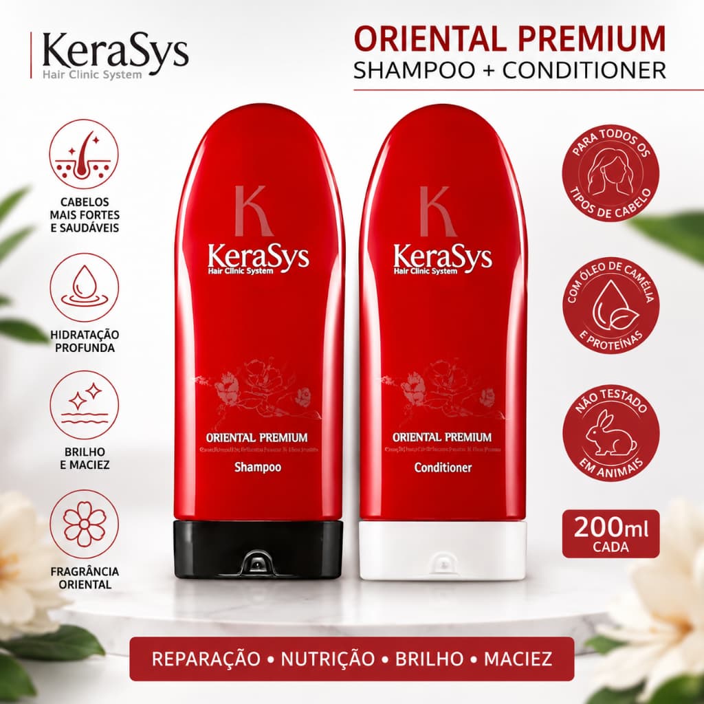 Kerasys Shampoo (200ml) + Condicionador(200ml)