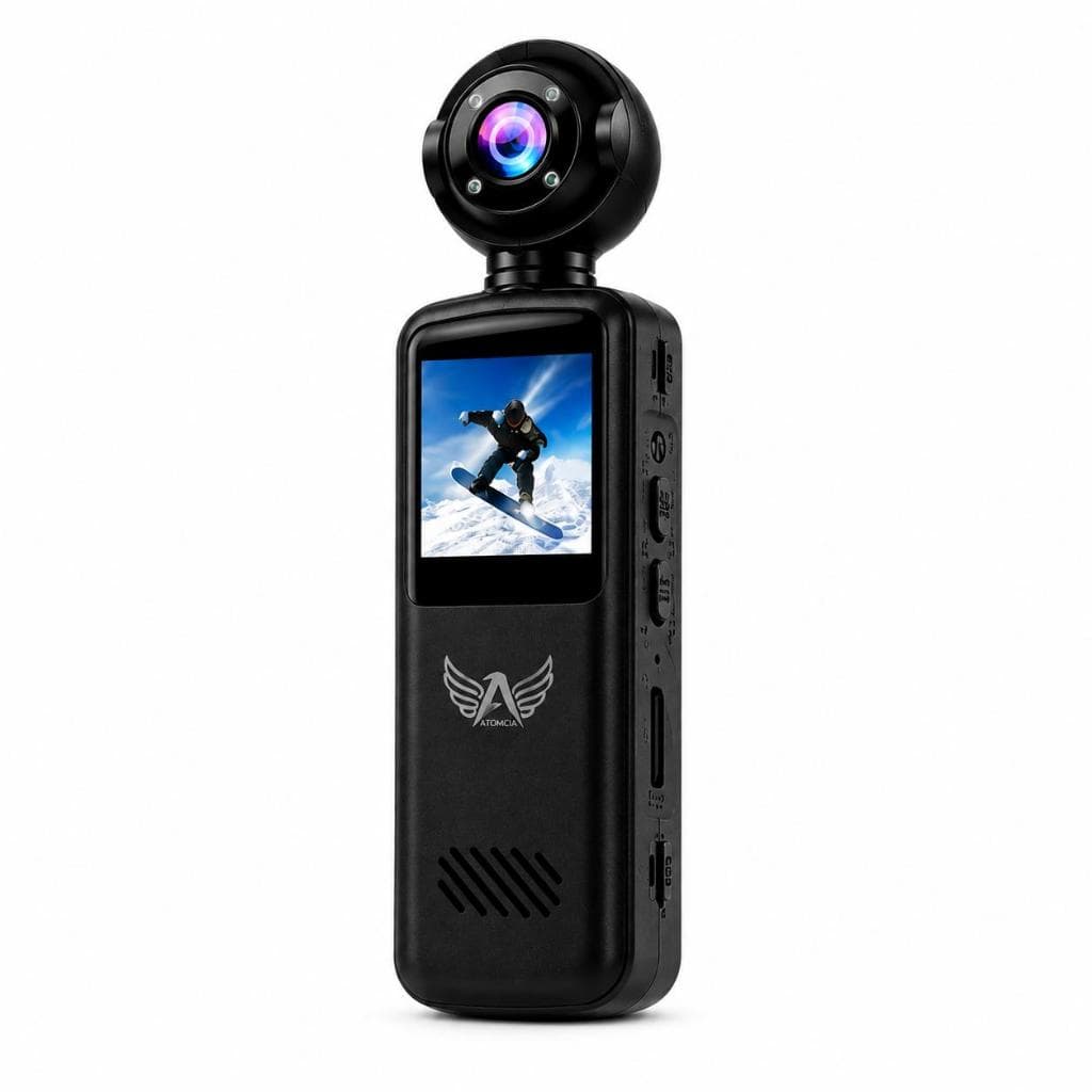 Câmera Corporal WiFi Full HD 1080P Tela LCD Portátil top