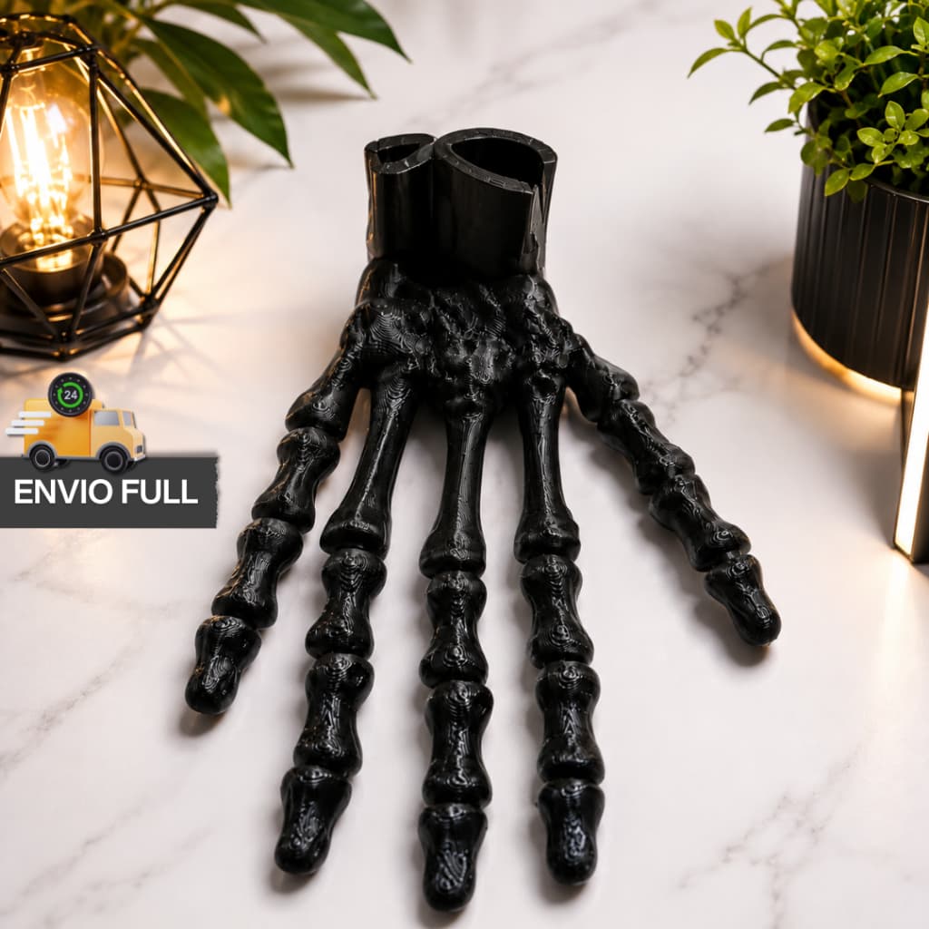 Mão Esquelética Articulada Flexivel Decorativa Brinquedo Interativo Presente Criativo Envio Rápido