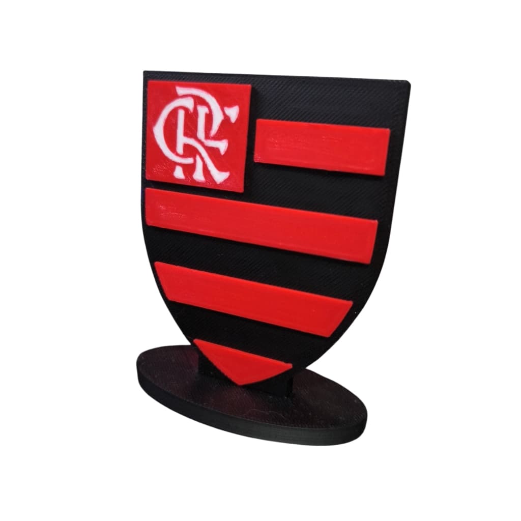 Kit 20un. Decoração de Mesa Flamengo Escudo Rubro Negro Enfeite Decorativo Torcedor
