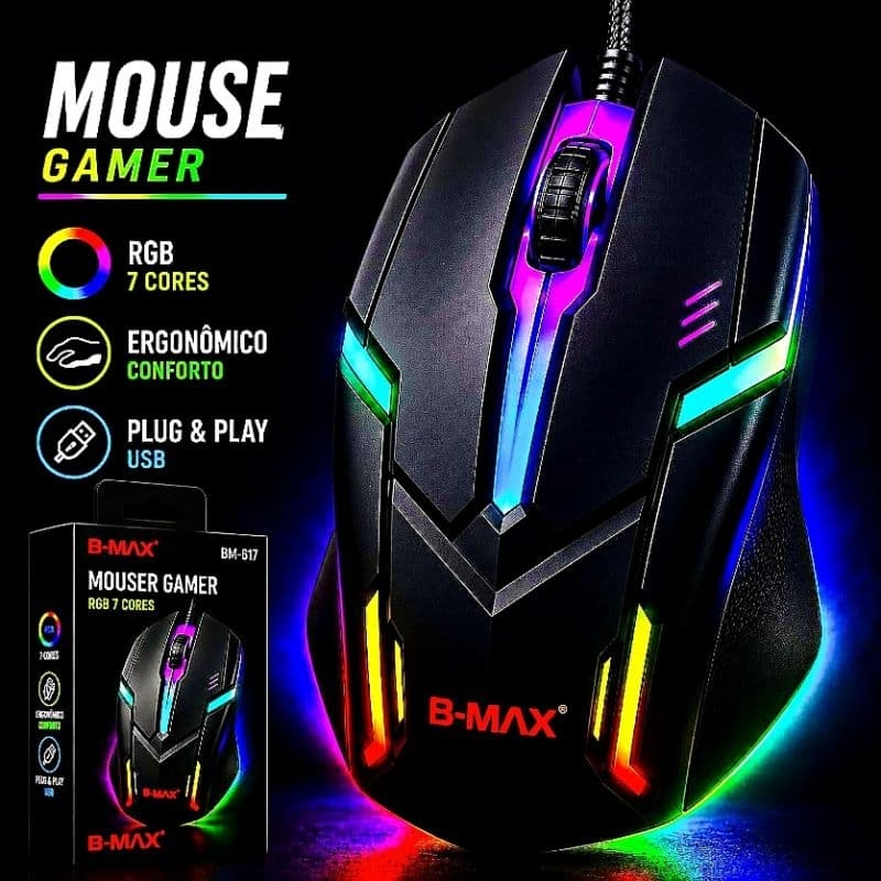 Mouser Gamer de Alta performance com fio ORIGINAL