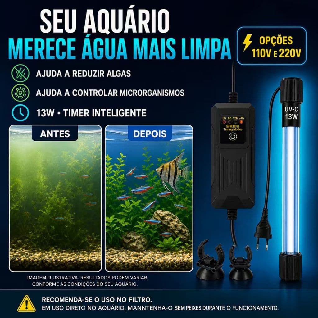 Tomada temporizadora inteligente para aquário, 4 modos, controle preciso, desligamento automático e economia de energia