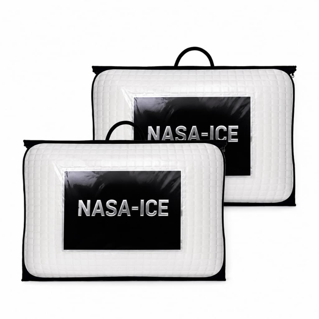 Conjunto 2 Travesseiro Nasa Ice Travesseiro Com Estrutura Ergonômica Ortopédico térmico