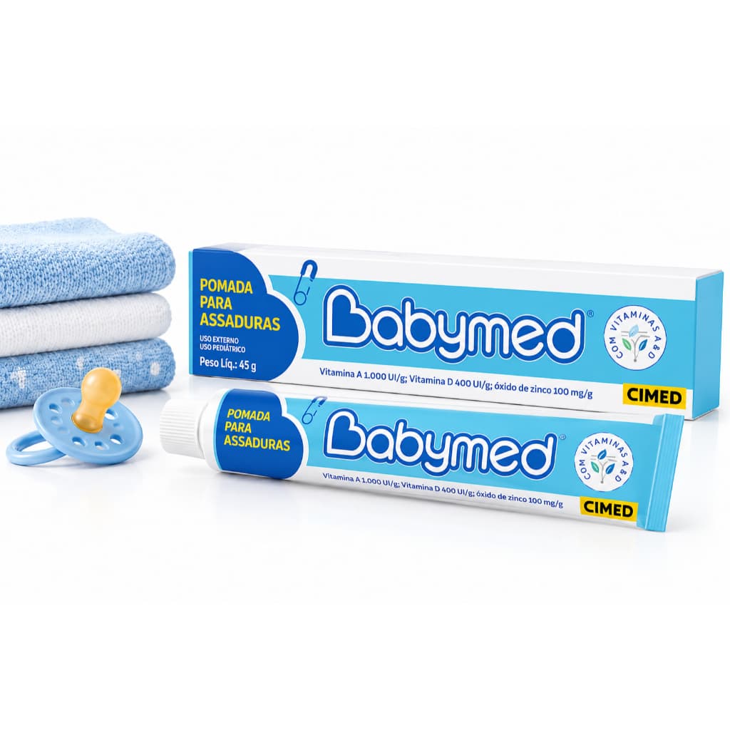 KIT Proteção em Dobro – 2 Unidades de Pomada Babymed Azul 45g