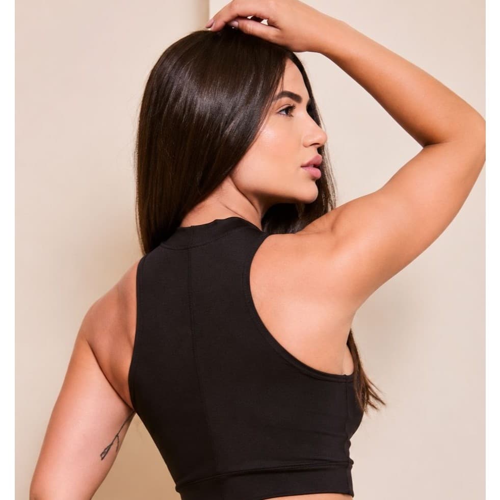 Top Toper Fitness Academia Gola Sem Bojo Moda Feminina | 900