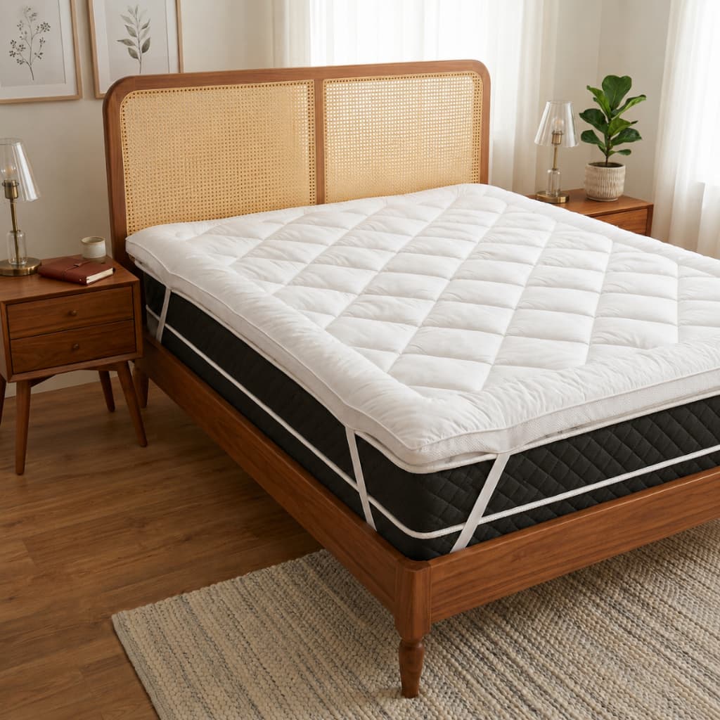 Pillow Top Protetor de Colchão com Elástico - Casal / Queen / King - Anti Ácaro Extra Macio