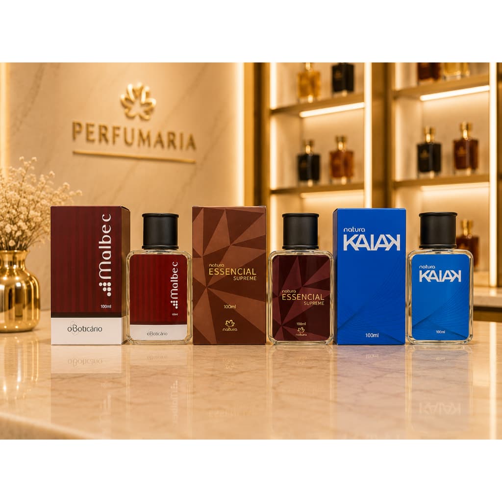 Kit 03 Perfumes masculino 100Ml