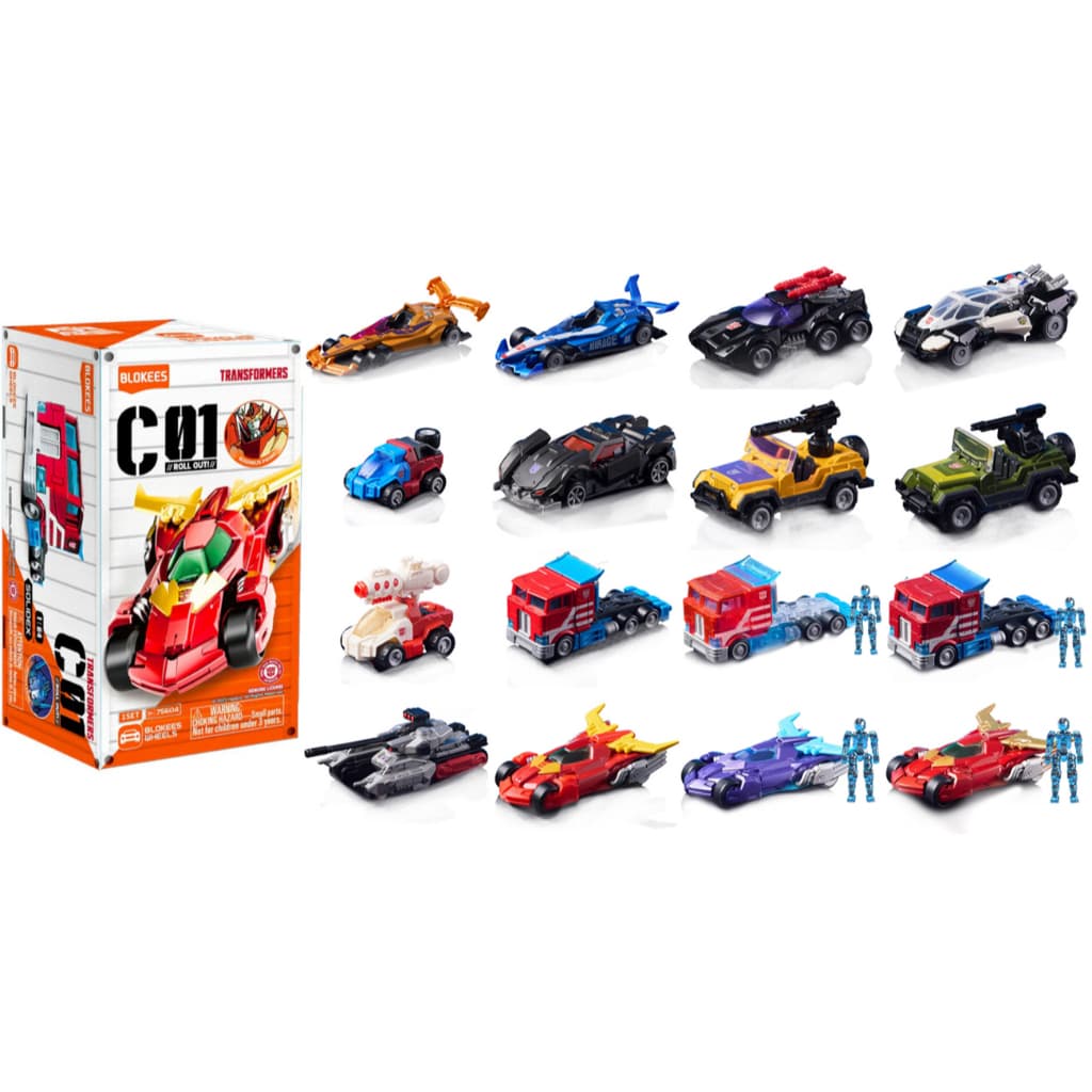 Carrinho Blokees Wheels Transformers C01 Escolha O Seu