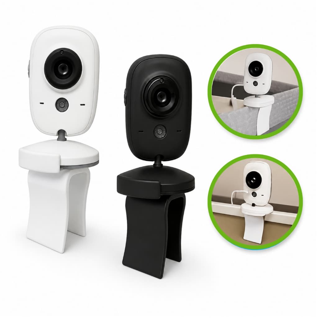 Suporte de Babá Eletrônica Para Berço Universal Ajustável Flexível Monitor Bebê