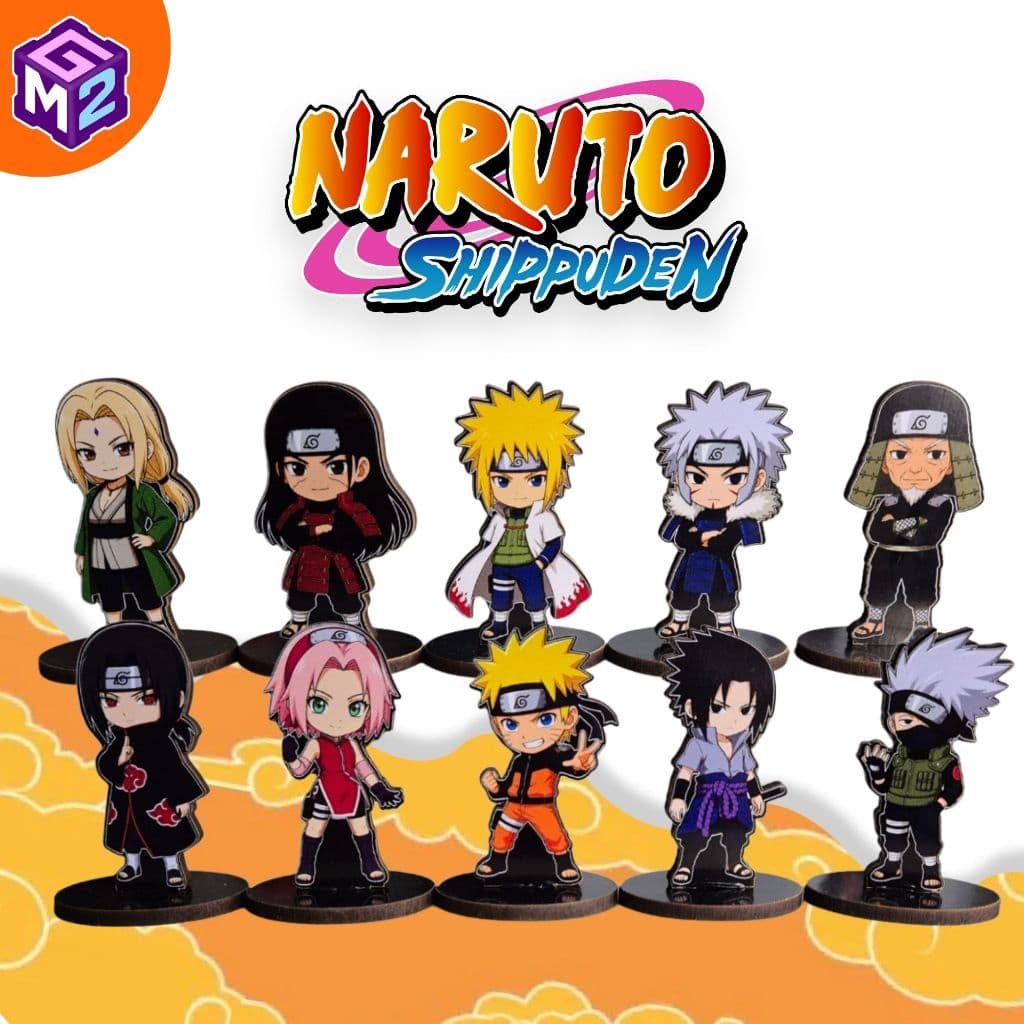 5 totens display personagem de mesa naruto | Itachi | Kinato | Kakashi
