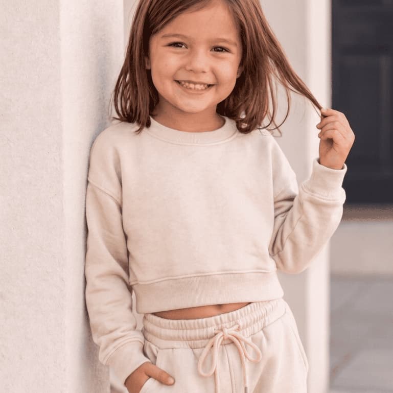 Blusa Cropped Moletom Infantil Blusa de Frio Menina Inverno Flanelado Quentinho Liso Tamanho 4 ao 14