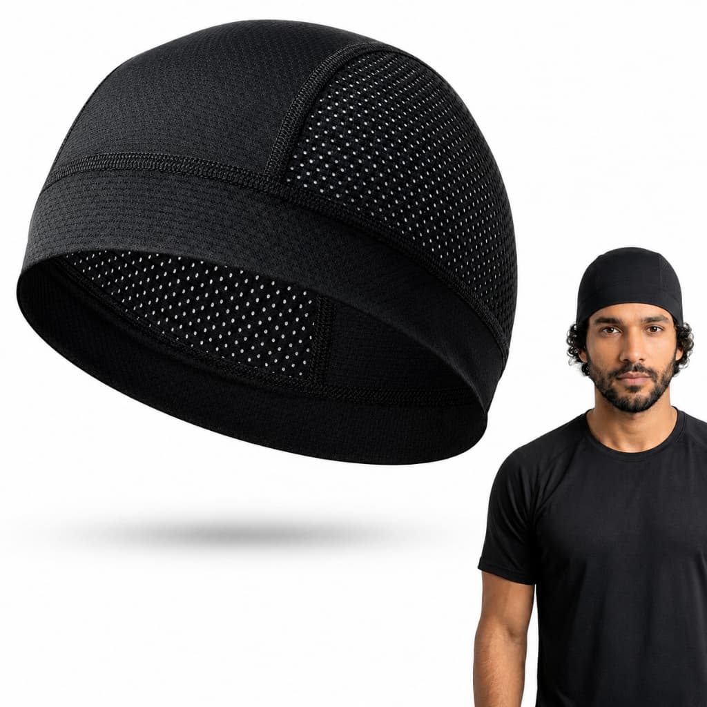 Touca Gorro Bandana Ciclismo Ciclista Moto Motoqueiro Protege Capacete Corrida Respirável Térmico