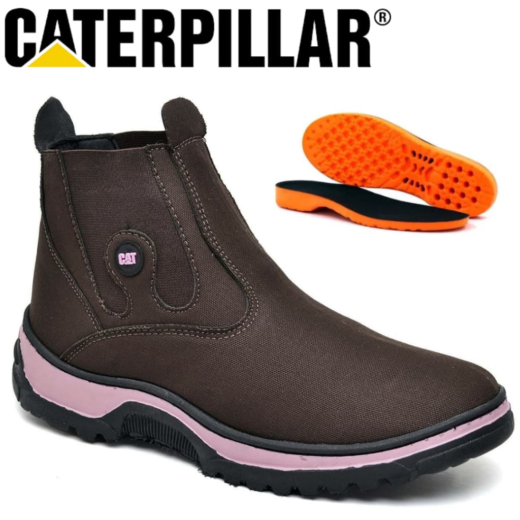 Botina Feminina Bota Texana Calce Facil + Palmilha em Gel
