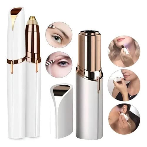 Kit Depilador Facial Batom + Caneta Depiladora Sobrancelha