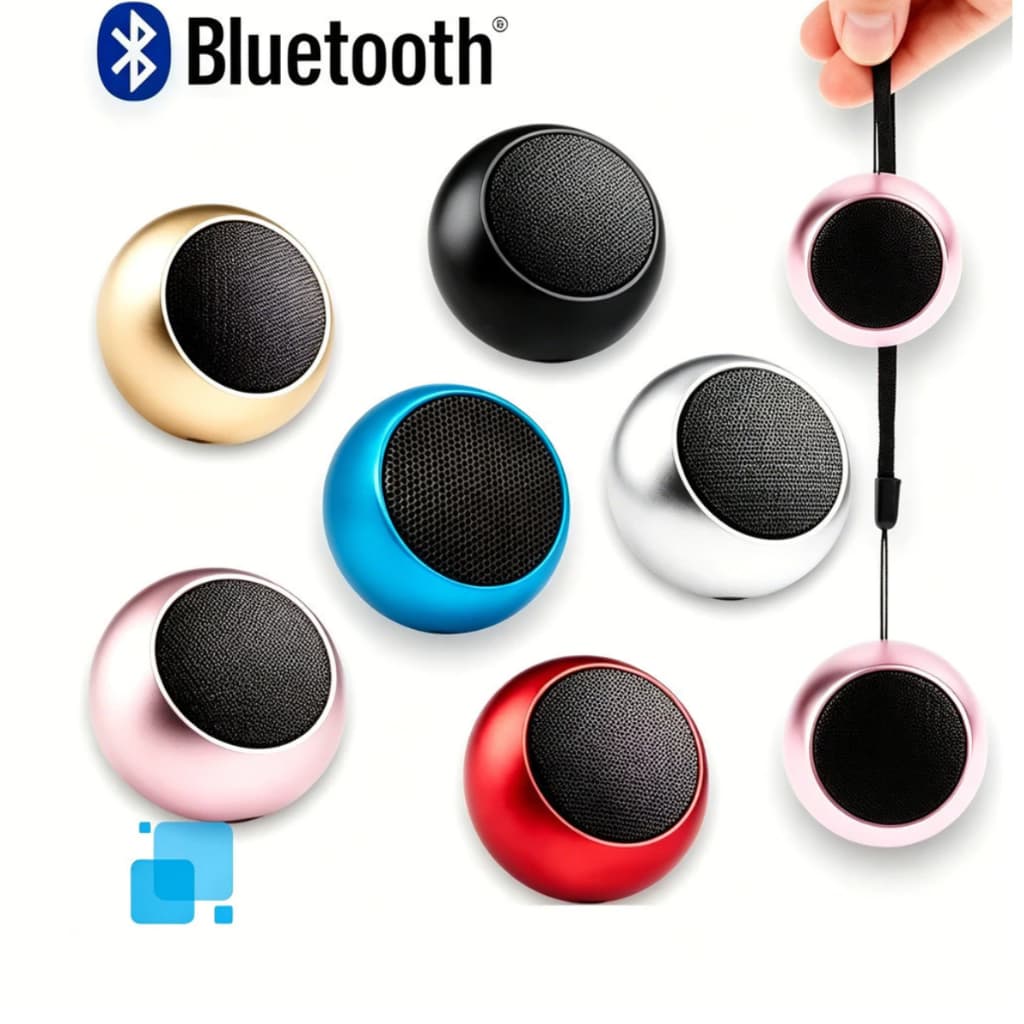 Mini Caixinha De Som De Metal Bluetooth Amplificada de 3W Potente m3 Tws