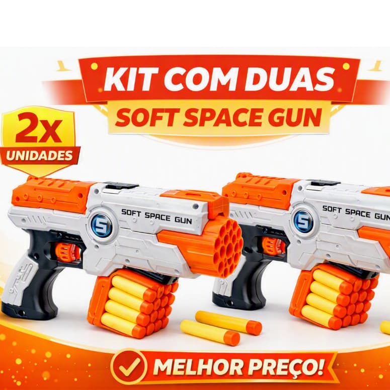 Kit 1-2-3 Lança Dardos Brinquedo + 12 Refis Espuma Envio Imediato