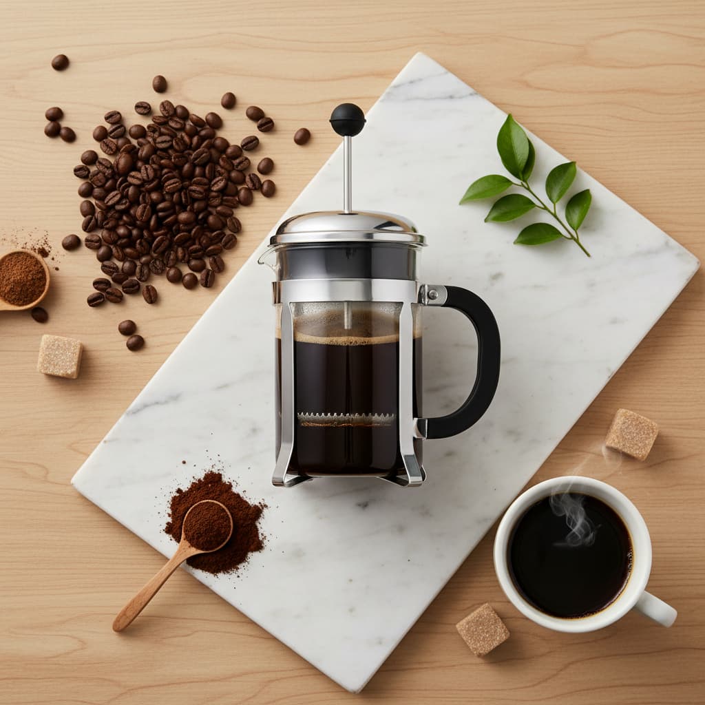 Cafeteira Francesa Inox 300ml Prensa Portuguesa Filtro Cafe Gourmet