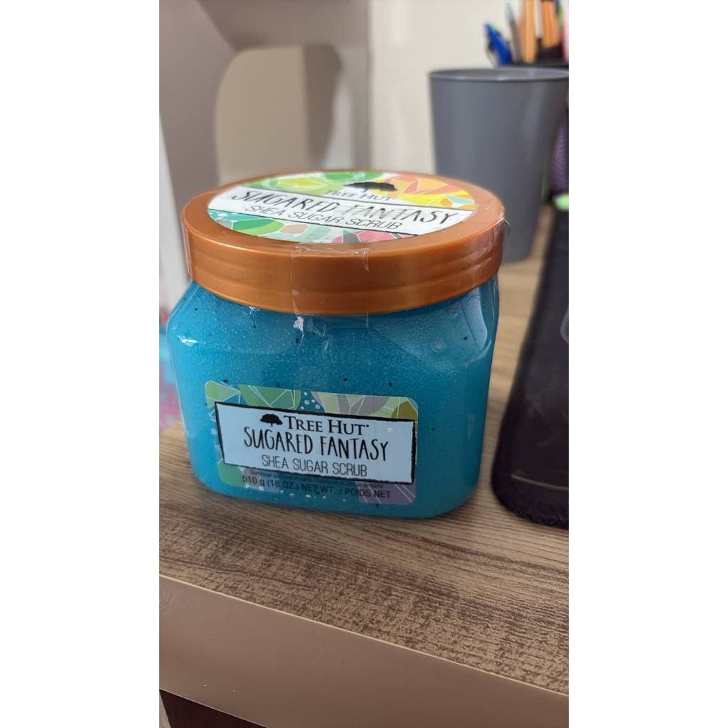 esfoliante tree hut sugar fantasy shea sugar scrub