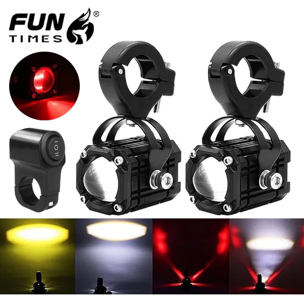 Par Farol Milha Led U94 Strobo Neblina E Milha Prova D'agua