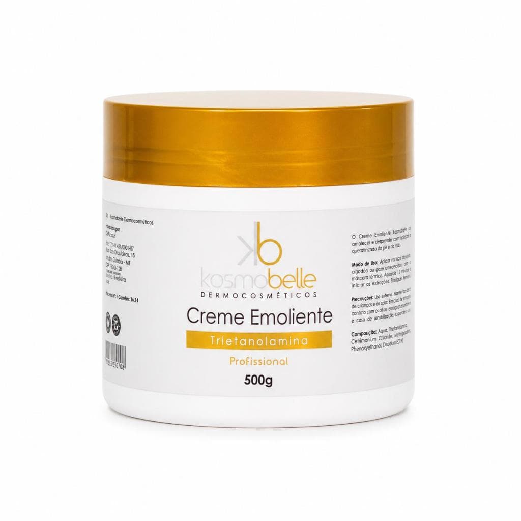 Creme Emoliente 500g Kosmobelle Profissional