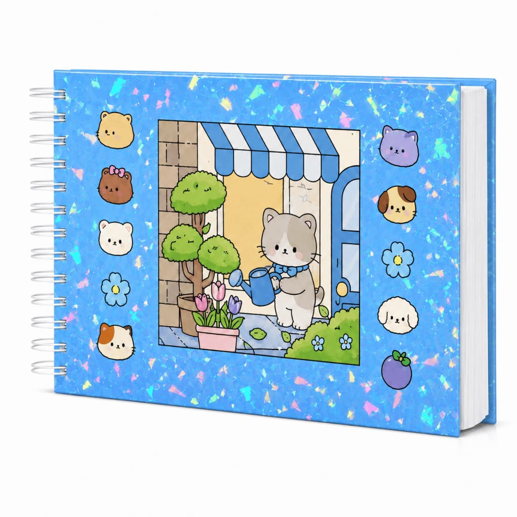 Livro de Colorir Infantil Capa Dura 48 desenhos com Acetato Protetor