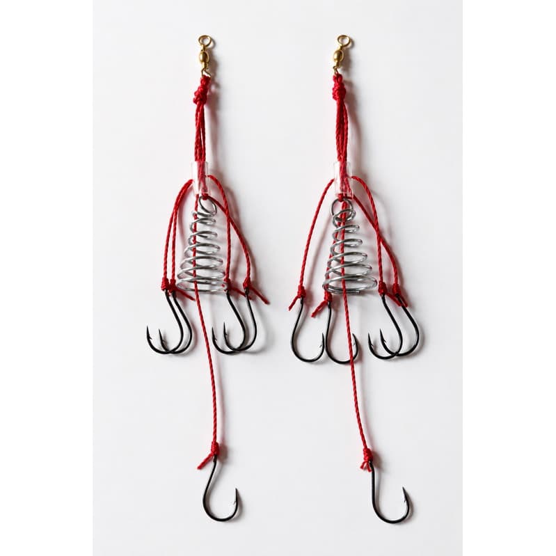 KIT 10 CHUVEIRINHO NYLON MOLA PESCA CARPA TILÁPIA PIAU CORIMBA