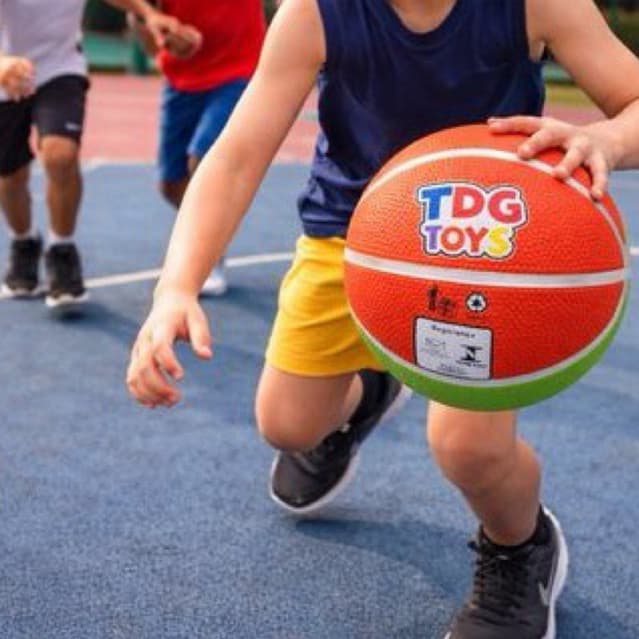 Bola Basquete Infantil Vinil Resistente Textura Antiderrapante Diversao Esportiva
