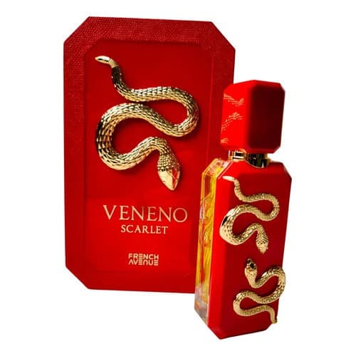 Perfume Árabia French Avenue Veneno Scarlet /Veneno Bianco / Veneno Preto Eau De Parfum 100ml
