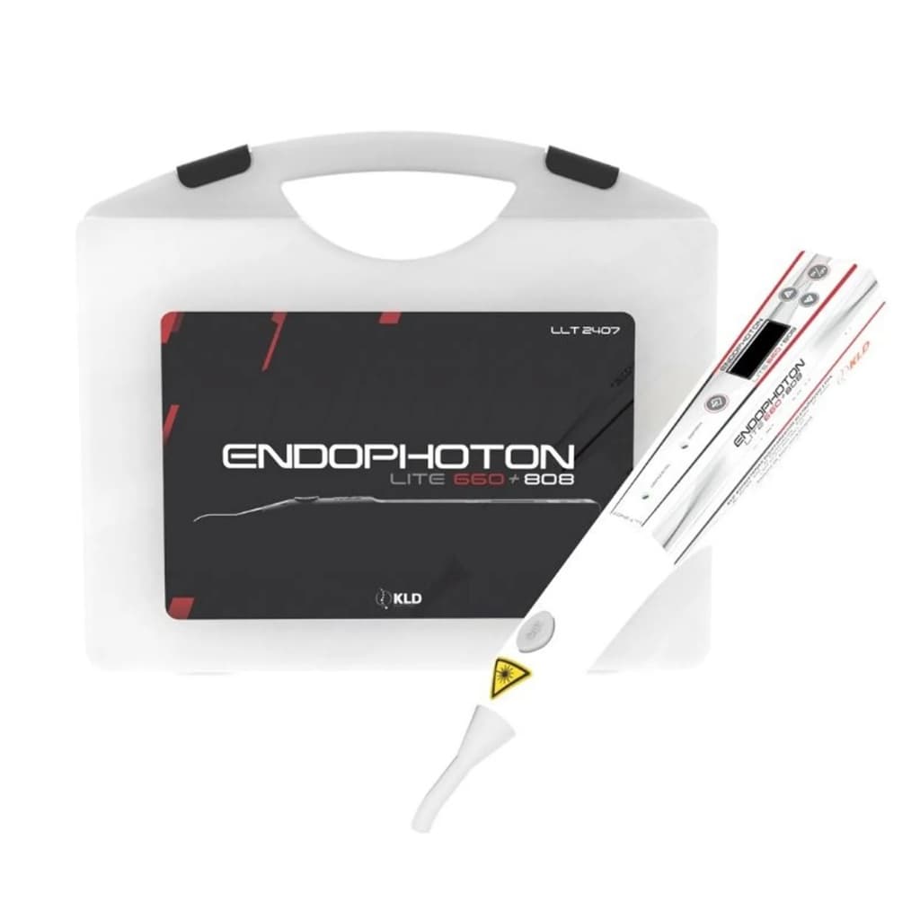 Laser Endophoton Lite 660 e 808 KLD Fototerapia LED e Laser Portátil - KLD