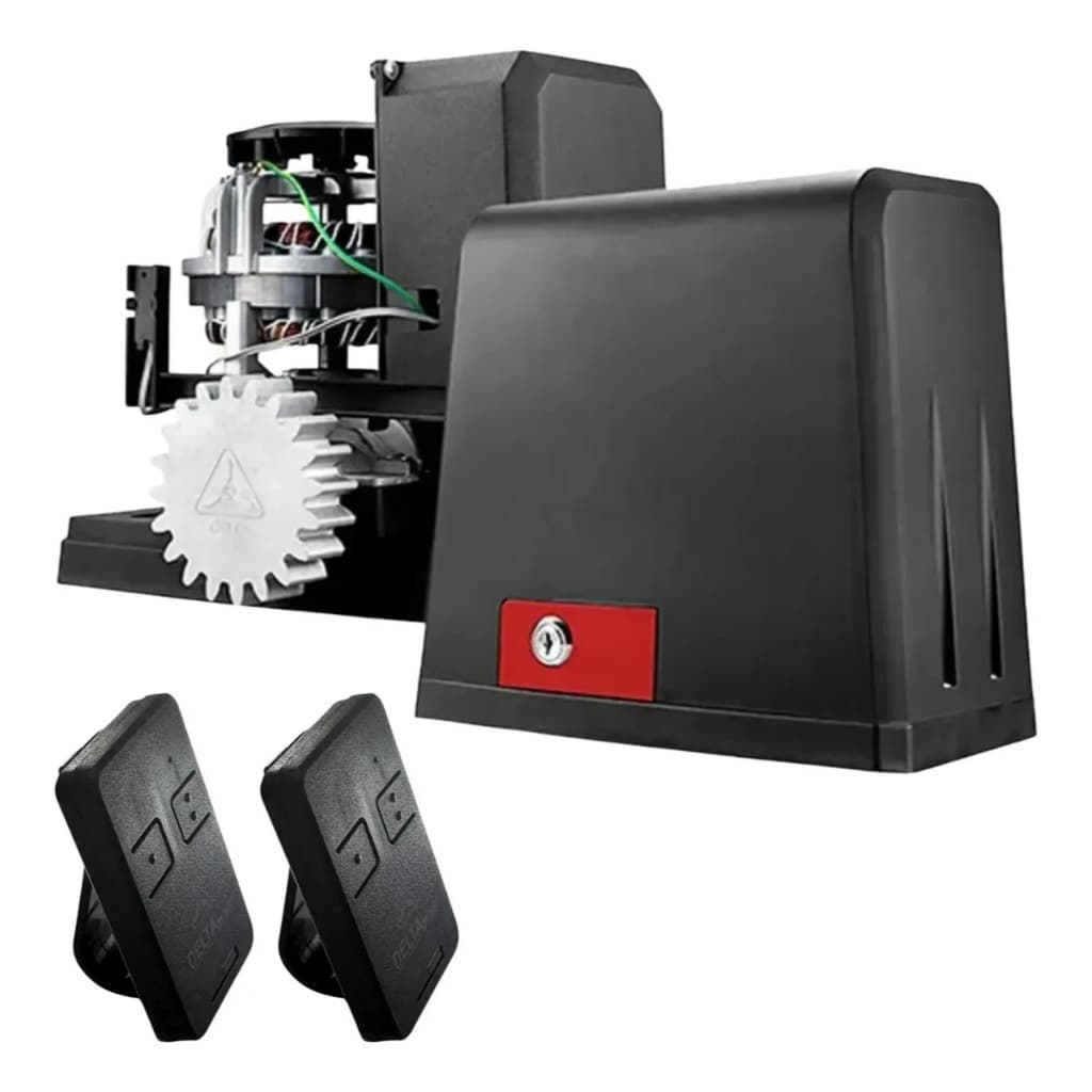 Motor maquina DELTAMOVE (ventidelta) DZ LIGHT 300 para portao deslizante 300kg  127v ou 220v COM OU SEM CREMALHEIRA