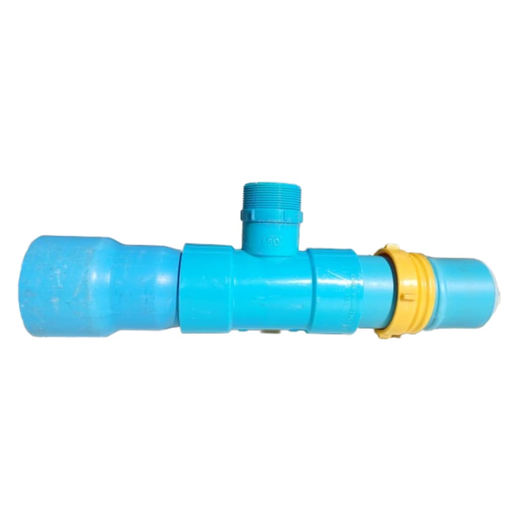 Tê 3x2 RR Rosca Gás ER Engate Rápido Coor Plastik PVC Conexão para Registro 2" polegadas
