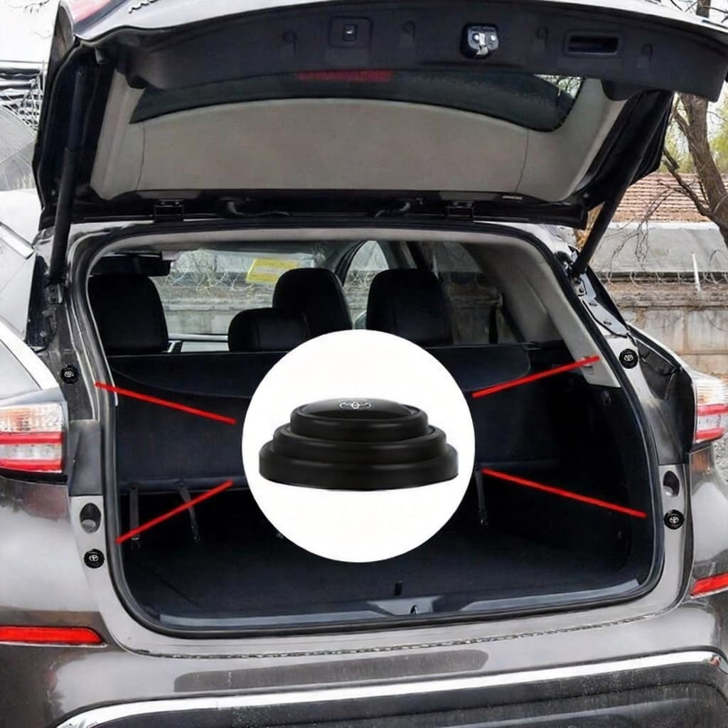 Almofada De Silicone Anti-Colisão Porta De Carro Junta Isolamento Acústico Auto-Impacto À Prova Choque Adesivo Borracha
