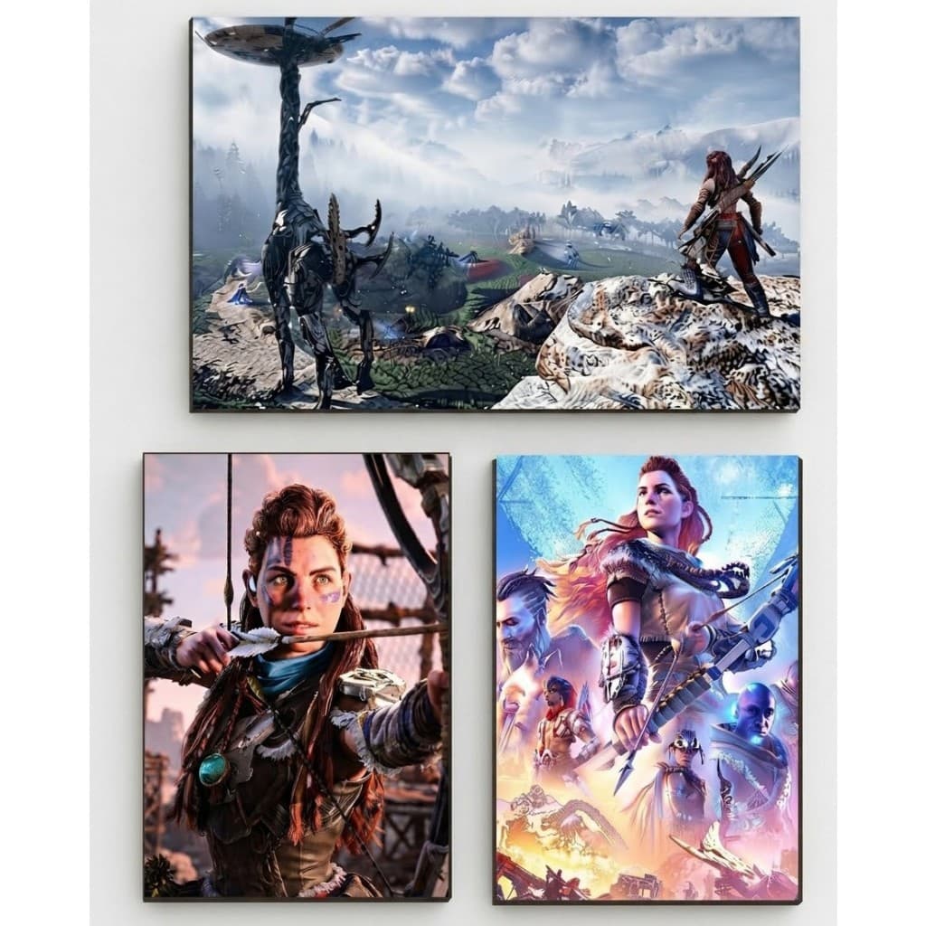Kit Quadro Gamer HD Premium - Horizon Zero Dawn Forbidden West Aloy