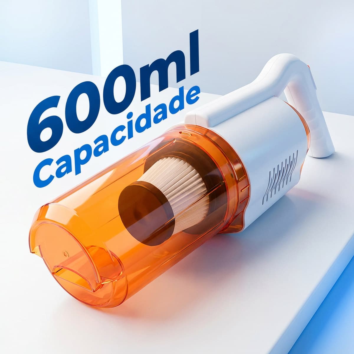 Aspirador de Pó Portátil de Mão Bomvink Compacto e Prático para Limpeza Rápida em Casa Carro e