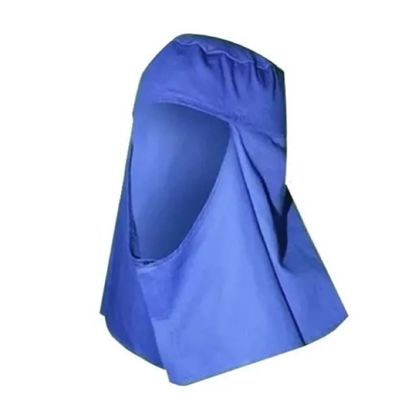 Touca Soldador Brascamp em Brim com Velcro – EPI para Proteção de Cabeça e Pescoço