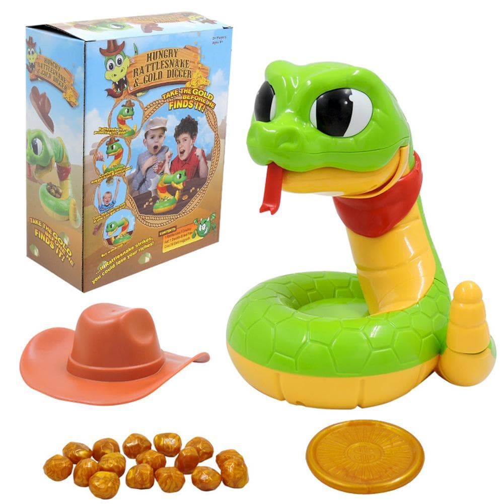 Jogo Tesouro da Serpente Brinquedo Interativo de Reflexo Multiplayer para Crianças
