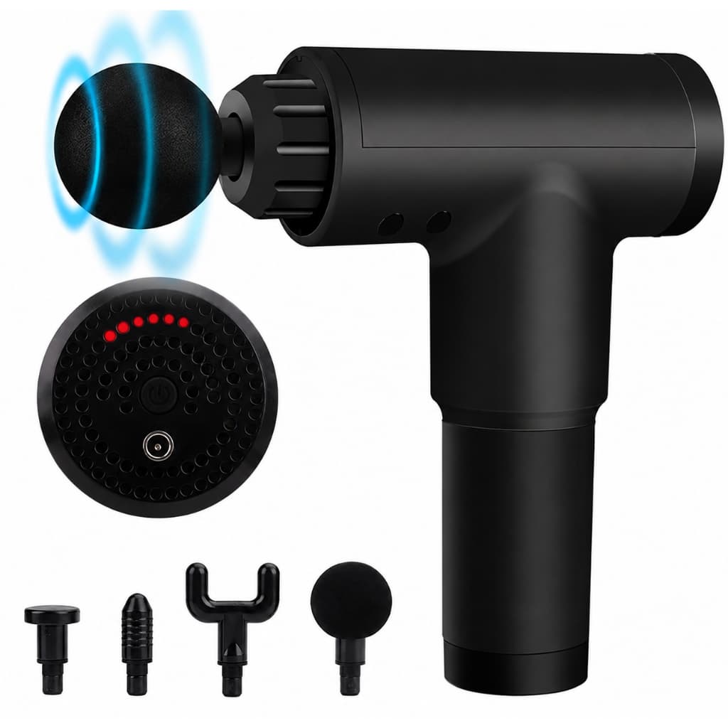 Massageador Elétrico Muscular Pistola de Massagem Profissional Relaxante Bivolt