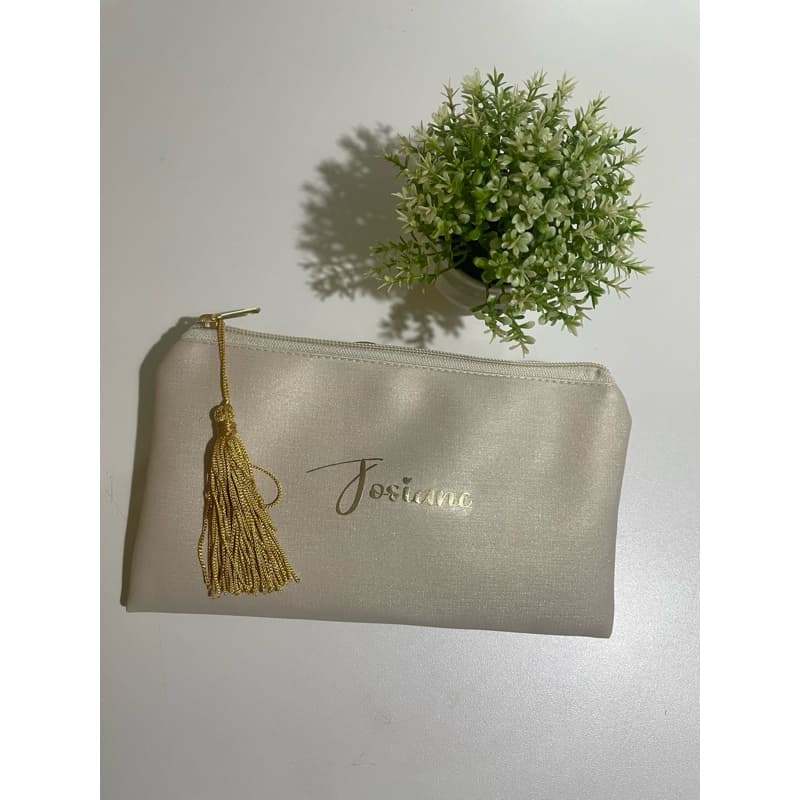 Necessaire Penélope,1 unidade feminina/maquiagem/ cosméticos. Personalizada com nome ou iniciais